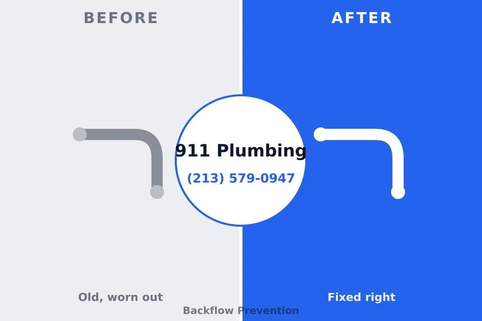 Before and after: plumbing repair Mendota Heights, MN